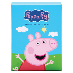 Set de 3 monede din bronz aluminiu The Perth Mint: Peppa Pig - Friends 30,5 g 2026