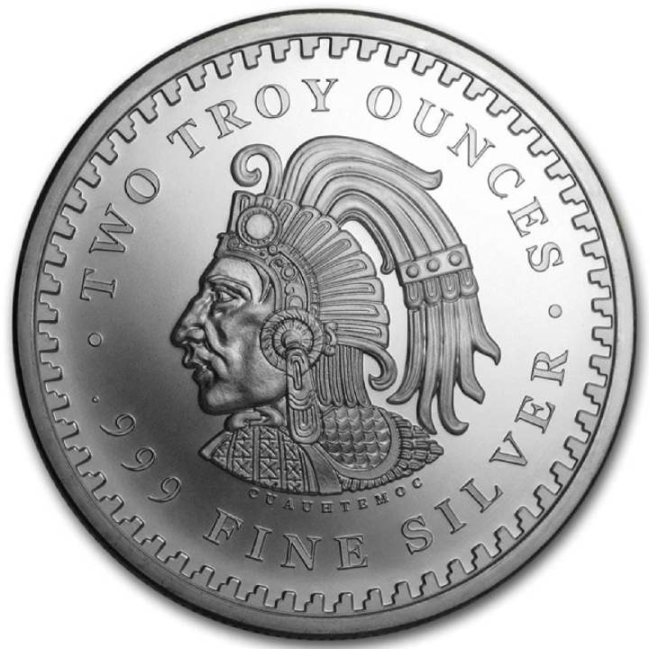 Aztec Calendar 2 uncje Srebra