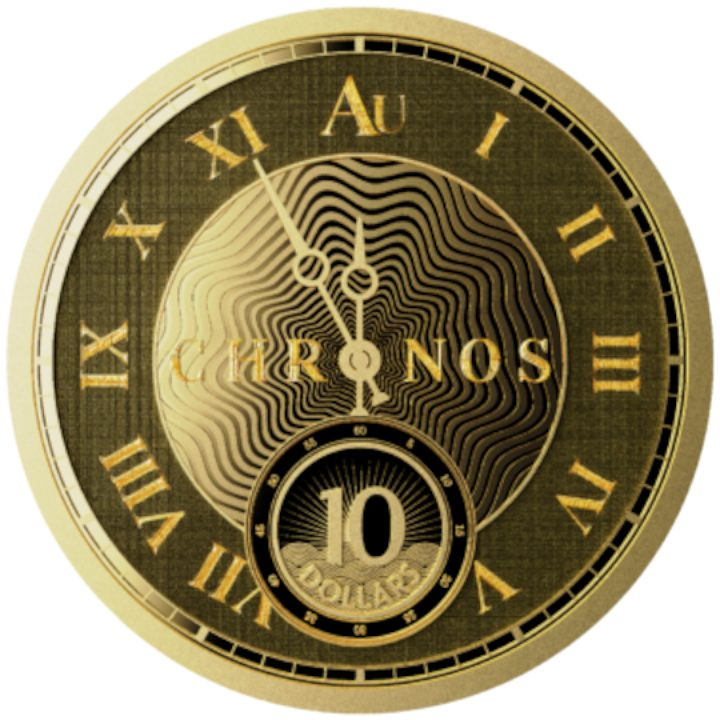 Tokelau: Chronos 1/10 uncji Złota 2024 Prooflike