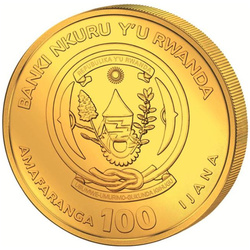 Rwanda: Nautical Ounce - HMS Victory 1 uncja Złota 2025