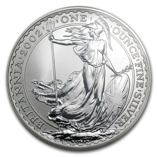 Britannia 1 once d'argent 2002