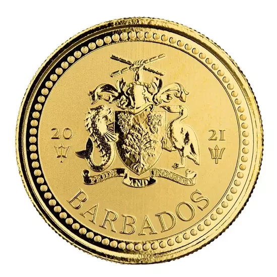 Barbados: Trident 1 uncja Złota 2021