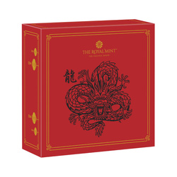 Royal Mint Lunar: Rok Smoka 5 uncji Złota 2024 Proof