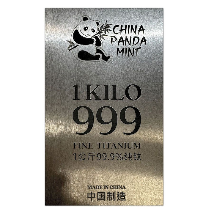 Lingot Panda 1000 g Titane