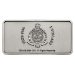 Niue: Ghostbusters - Silver Ecto - 1 kolorowany 2 uncje Srebra 2024 License Plate Antiqued Shaped Coin