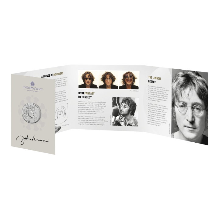 John Lennon £5 rame-nichel 2025