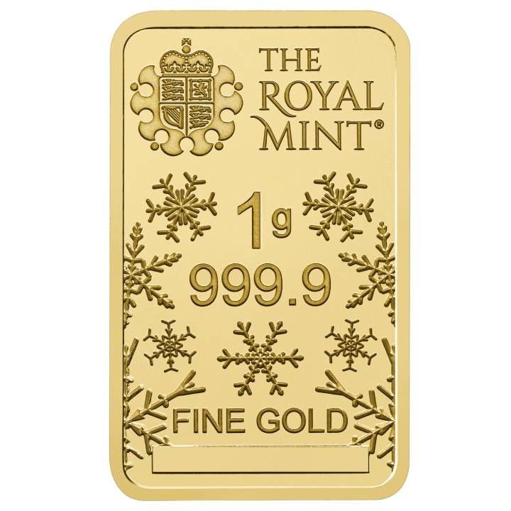 1 gram Gold Bar Christmas Tree