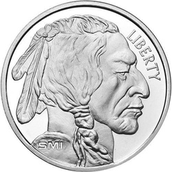 Buffalo 1 oz Silber Round SMI