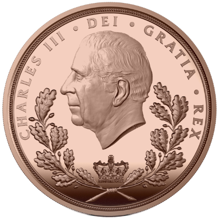 Gibraltar: House of Windsor - King Charles III Coronation Double Sovereign 2023 Gold Proof Coin