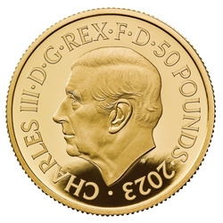 Zestaw 3 monet Premium Britannia Złoto 2023 Proof