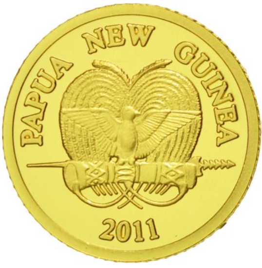 Motýl 0,5 g zlata 2011 Proof