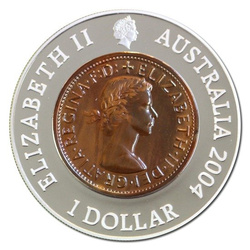 Ausztrál kenguru – Utolsó penny 2004 Proof