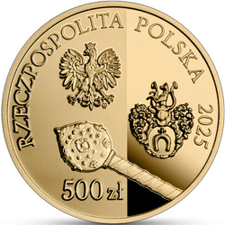 Hetmans de la República de Polonia - Stanisław Koniecpolski 500 PLN Oro 2025 Proof Alto Relieve