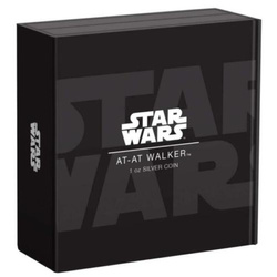 Niue: Star Wars - AT-AT Walker 1 oncia d'argento 2022 Proof