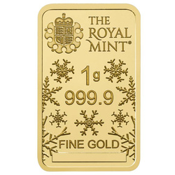 1 gram Gold Bar Christmas Tree