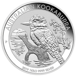 Kookaburra 1000 grammi d'argento 2019