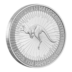 Australian Kangaroo 1 oz Silver 2023 Circular/circulation