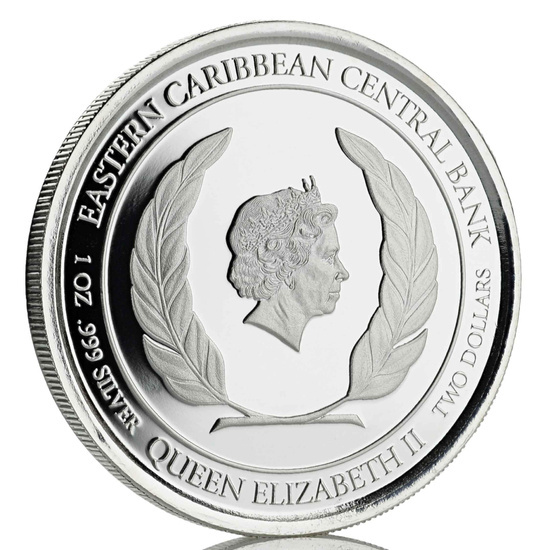 Grenada: Búvárparadicsom színes 1 uncia ezüst 2018 Proof