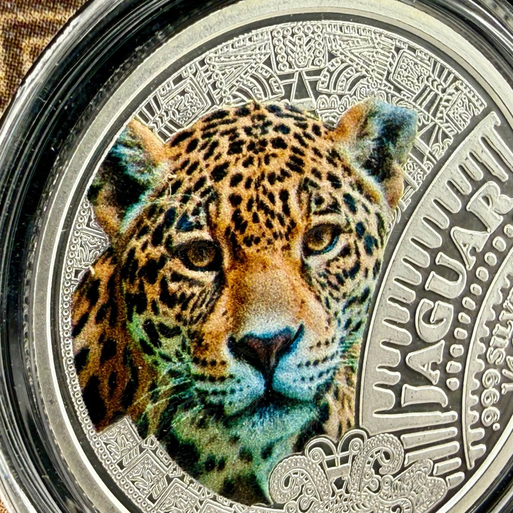 Monedă din Argint Mexican Cinco Grandes - Jaguar 1/4 oz Argint 2026 Proof