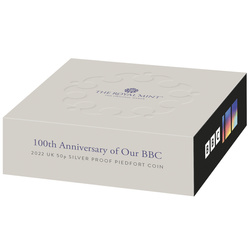100th Anniversary of our BBC Silver 2022 Proof Piedfort Coin