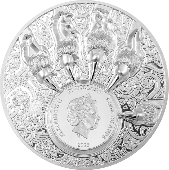 Cook Islands: King of the South - Lion 3 oz Silver 2023 Proof High Relief