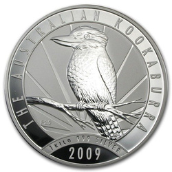 Kookaburra 1000 grammi d'argento 2009