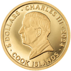 Cook Islands: Legends - Wild West 0,5 g Gold 2024 Proof 