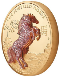 Diamentowy Koń 10 uncji Złota 2021 Proof