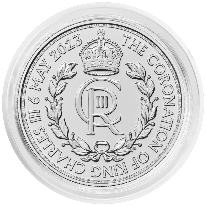 Coronación de Su Majestad el Rey Carlos III 1 oz Plata 2023 (Milkspot)