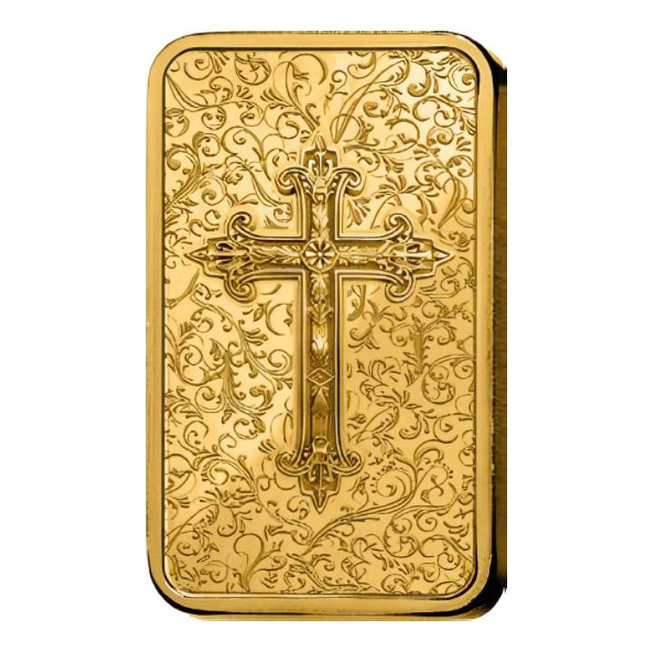 Pamp Christian Cross 5 Gram Gold Bar