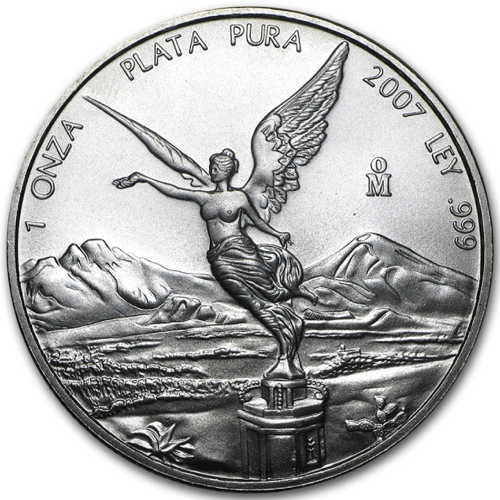 Libertad Mexicana 1 oz Plata 2007