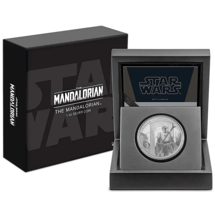 Niue: Star Wars The Mandalorian – The Mandalorian 1 oz Silver 2021 Proof