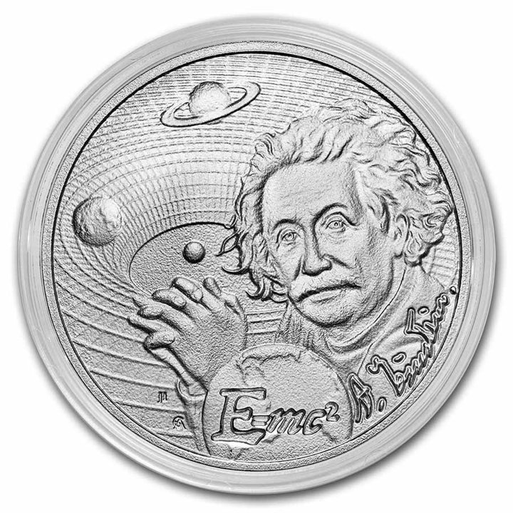 Niue: Icons of Inspiration: Albert Einstein 1 oz Silver 2022