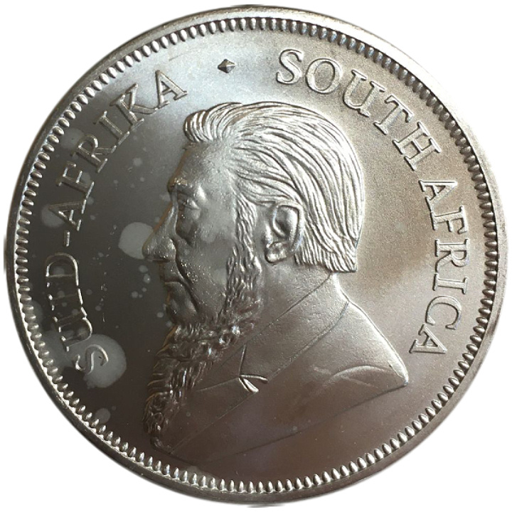 Krugerrand 1 oz Silver Random Yaer (Milk Spot)