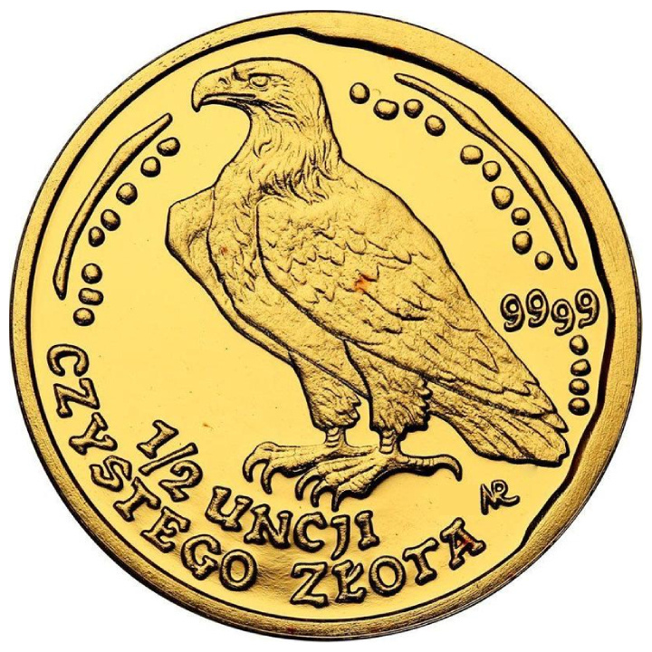 Narodowy Bank Polski: Orzeł Bielik 1/2 uncji Złota 2014