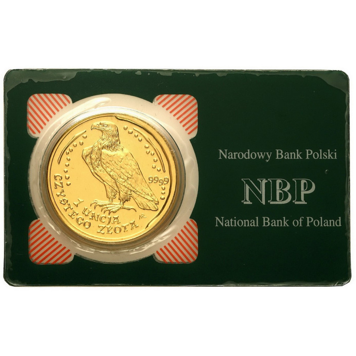 Narodowy Bank Polski: Orzeł Bielik 1 uncja Złota 2015 (okołomenniczy)