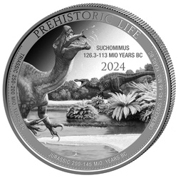 Congo: Prehistoric Life II - Suchomimus 1 uncja Srebra 2024