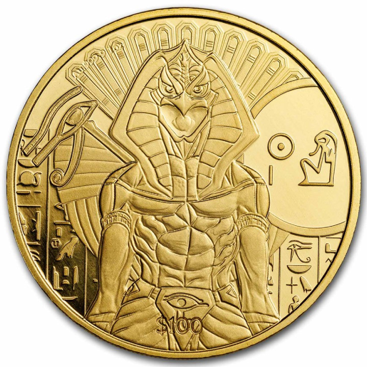 Sierra Leona: Dioses Egipcios - Ra 1 oz Oro 2023