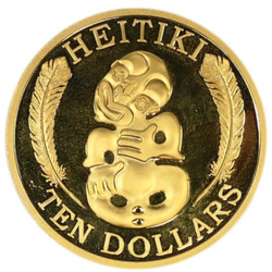Nuova Zelanda: Heitiki 1 oncia d'oro 2010 Proof