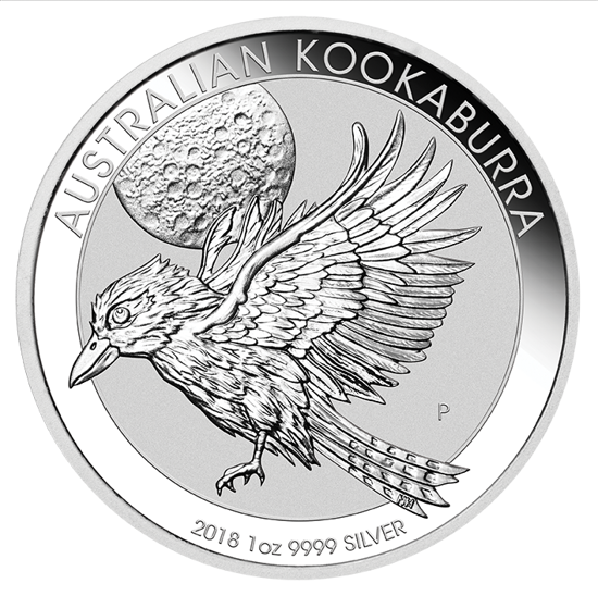 Kookaburra 1 uncja Srebra 2018 PAKIET 300 SZTUK