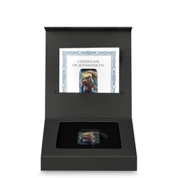 Germania Mint: Gods - Njörðr coloured 2 oz Silver 2025 Bar Antique Finish