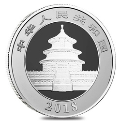 Panda chinois 150 grammes d'argent 2018 PROOF