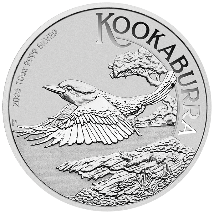 Kookaburra 10 oz Silber 2026