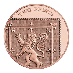 Set di 10 monete Her Majesty Queen Elizabeth Rame-nichel 2022