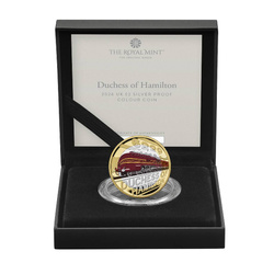Srebrna Moneta Duchess of Hamilton £2 kolorowany Srebro 2026 Proof