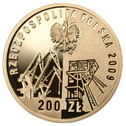 Pierwszy Rząd Wielkiej Przemiany 200 zł Złoto 2009 Proof