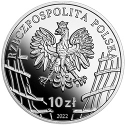Silbermünze NBP: Verfluchte Soldaten - Antoni Żubryd „Zuch“ 10 zł Silber 2022 Proof Mappe/Etui