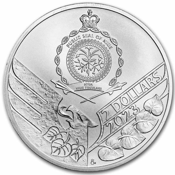 Niue: León checo 1 oz Plata 2023