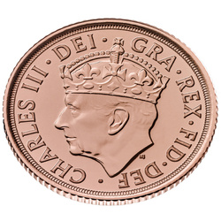 Great Britain: The Coronation Half-Sovereign 2023 Gold Coin