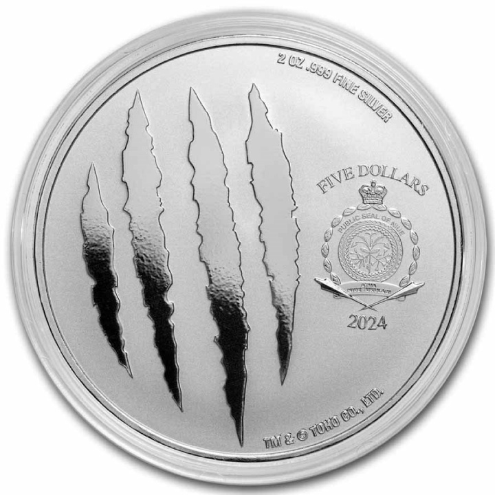 Niue: Godzilla vs Monsters - Mechagodzilla kolorowana 2 uncje Srebra 2024